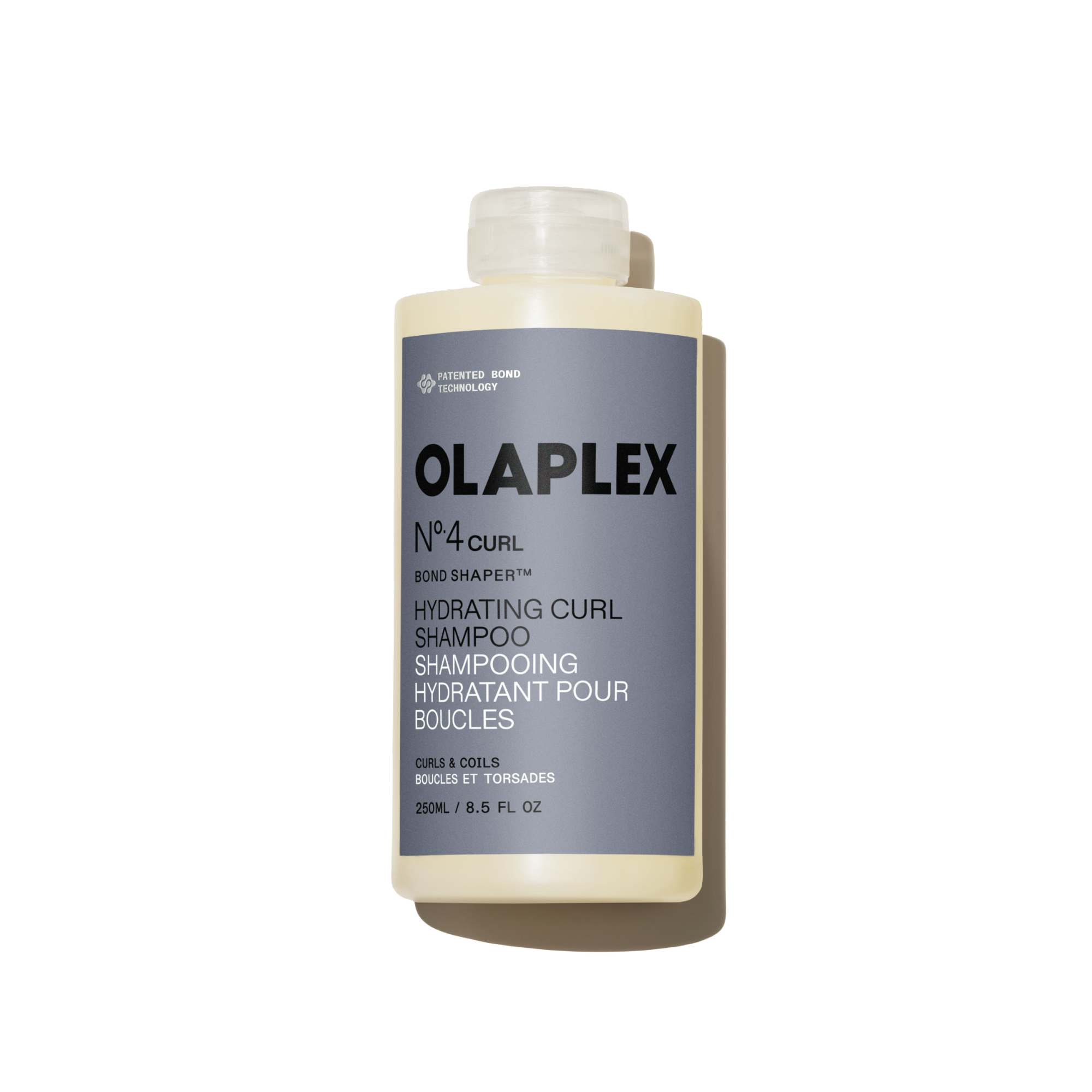 Olaplex Nº.4CURL Bond Shaper Hydrating Curl Shampoo 250ml bottle on a plain white background