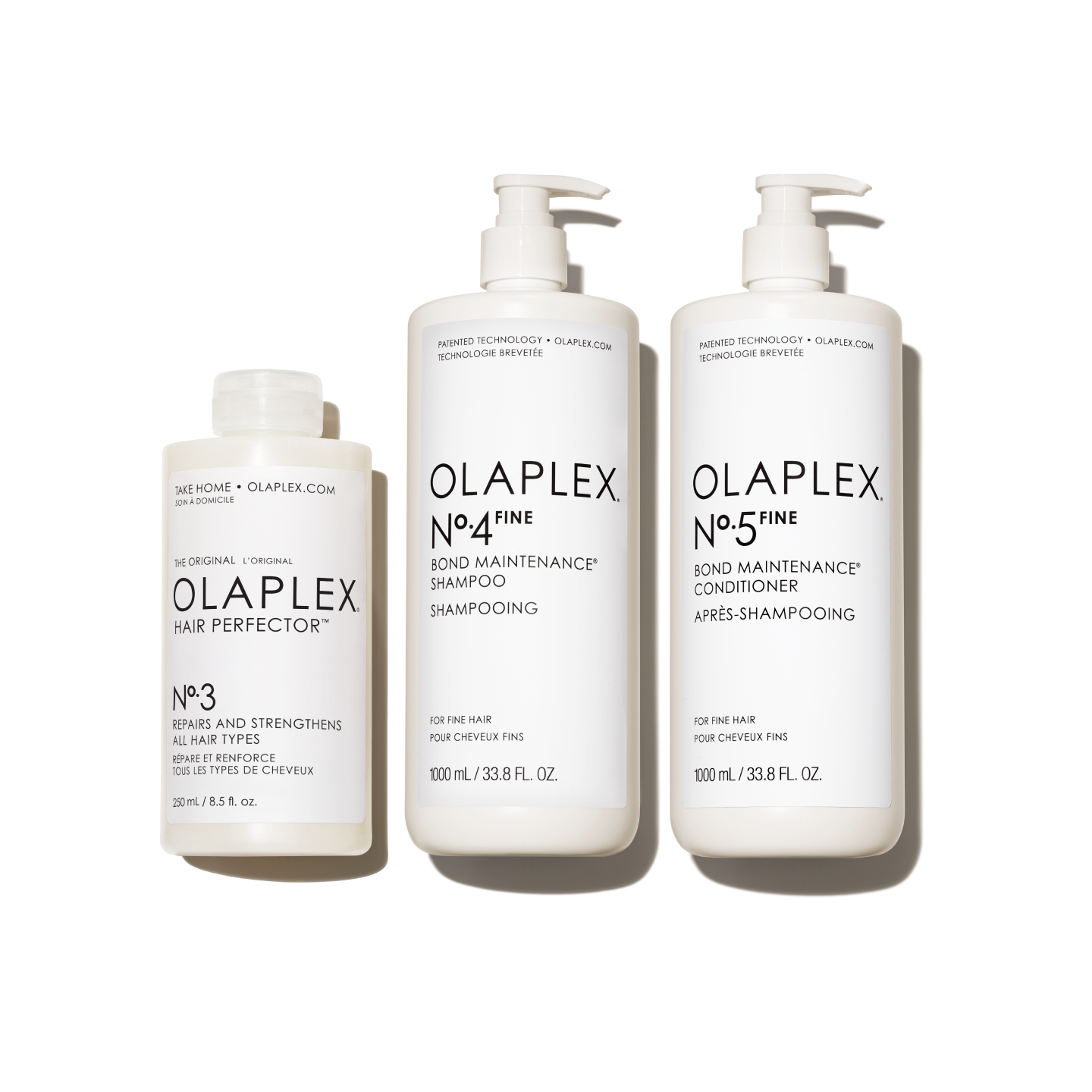 Fine Hair Liter-Sized Shampoo and Conditioner Set ‚ OLAPLEX Inc.