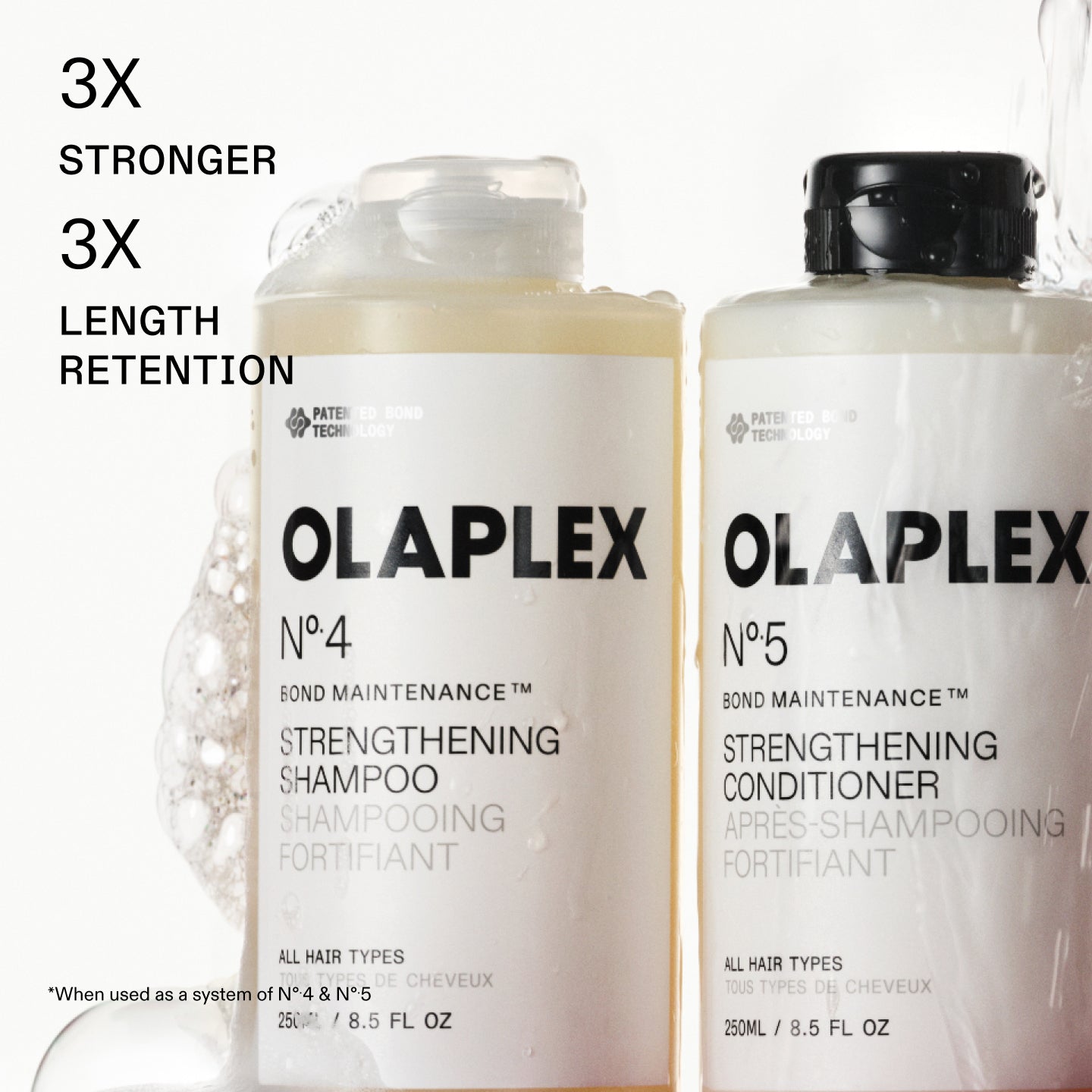3X STRONGER 3X LENGTH RETENTION claims