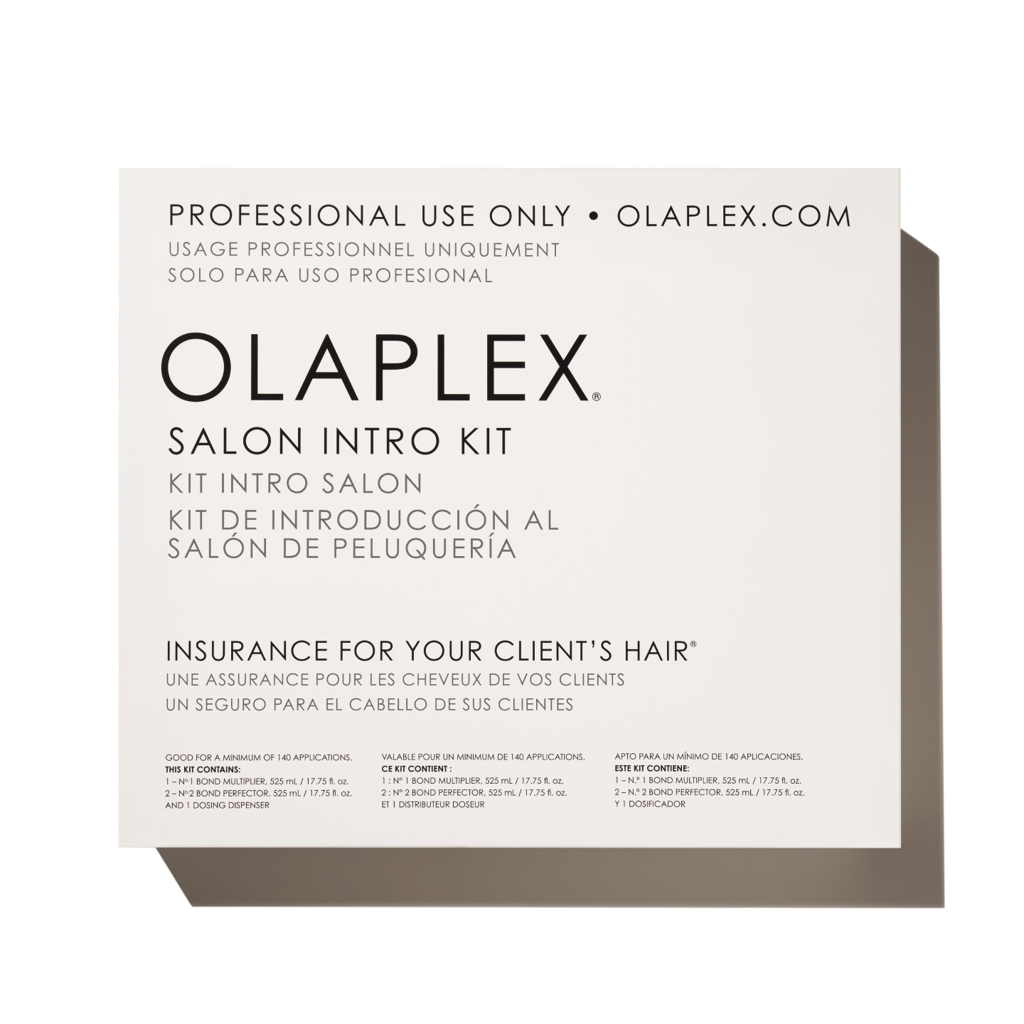 SALON INTRO KIT PACKAGED IN BOX
