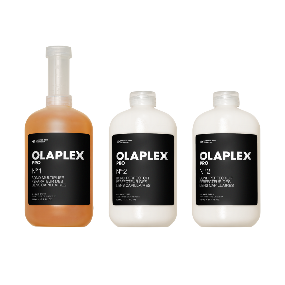 ORIGINAL BOND BUILDING KIT (525mL)
includes
1 - Nº.1 BOND MULTIPLIER®
2 of the Nº.2 BOND PERFECTOR (525mL) - main view