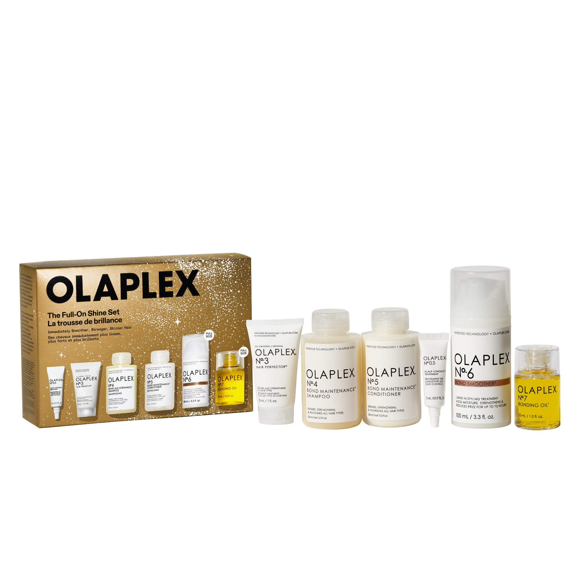 The Full-On Shine Set: Shiny Hair Products from OLAPLEX® The Full-On Shine Set: Shiny Hair Products from OLAPLEX®