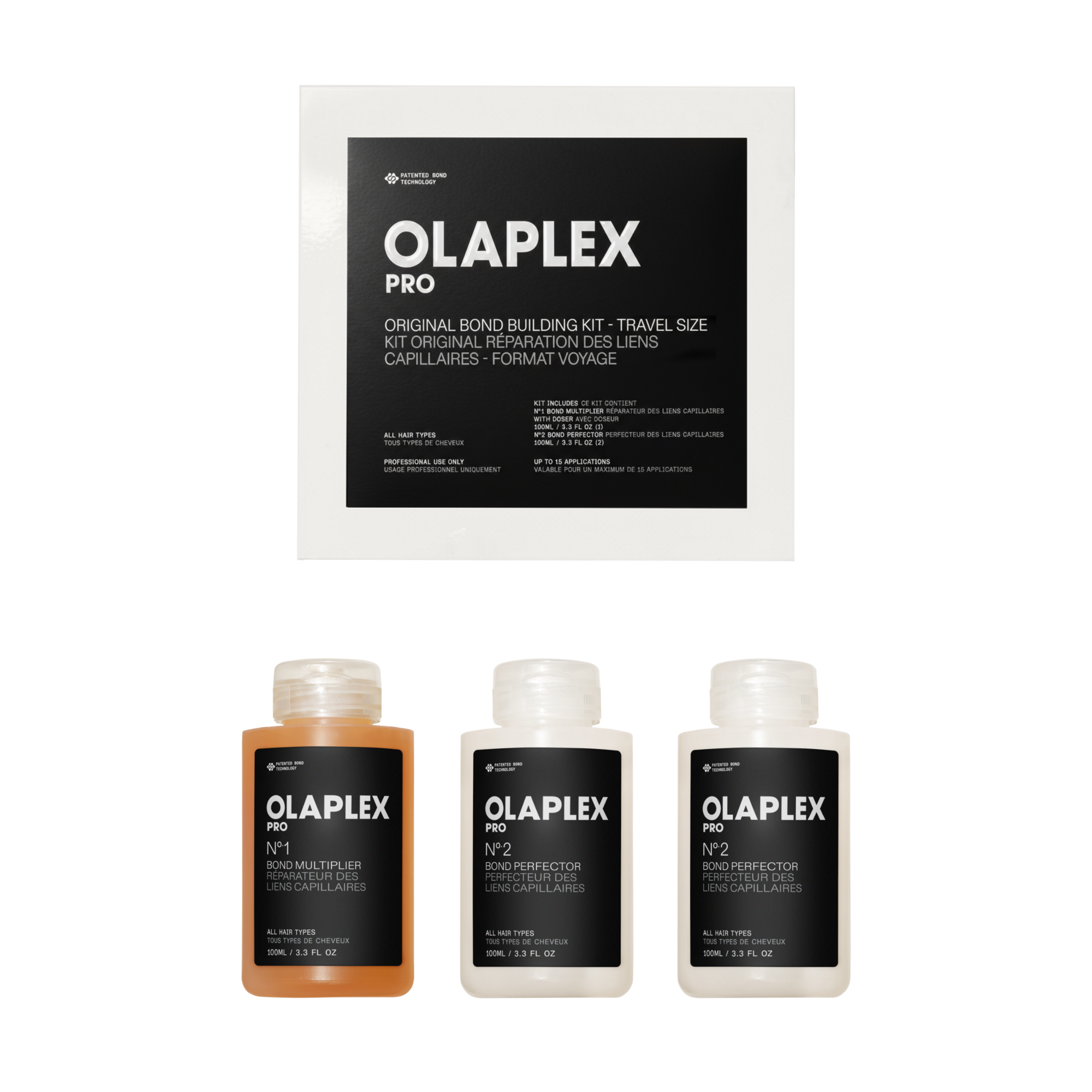 PRO EXCLUSIVE: ORIGINAL BOND BUILDING KIT - Travel Size - OLAPLEX, Inc