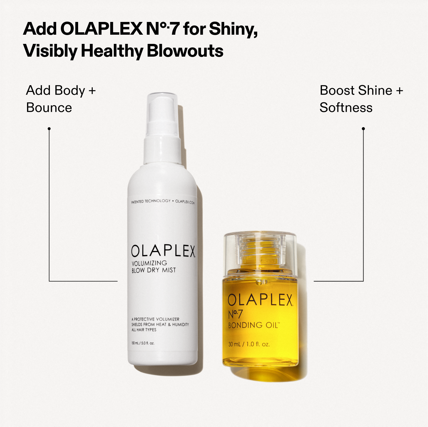 Add OLAPLEX N°7 For Shiny, Visibly Healthy Blowouts

VBDM - Add Body + Bounce

No.7 - Boost Shine + Softness