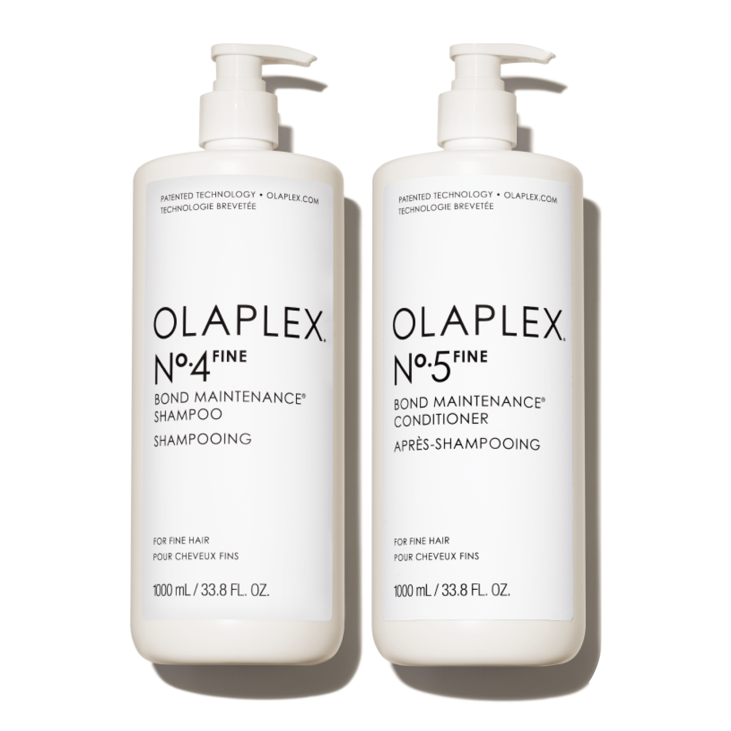 Fine Hair Liter-Sized Shampoo and Conditioner Set ‚ OLAPLEX Inc.