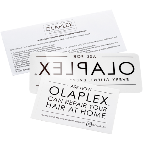 OLAPLEX SALON WINDOW CLING